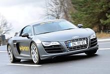 R8 e-tron – Sprinten mit Strom, ein außergewöhnliches Erlebnis. Vier Motoren sorgen mit 230 kW/313 PS Gesamtleistung für fulminante Fahrleistungen. Foto: UnitedPictures/Auto-Reporter.NET 